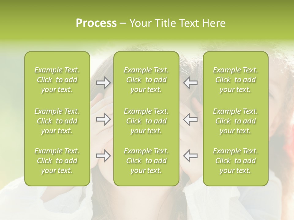 Mum Eye Lifestyle PowerPoint Template