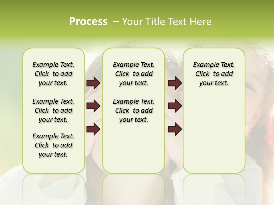 Mum Eye Lifestyle PowerPoint Template