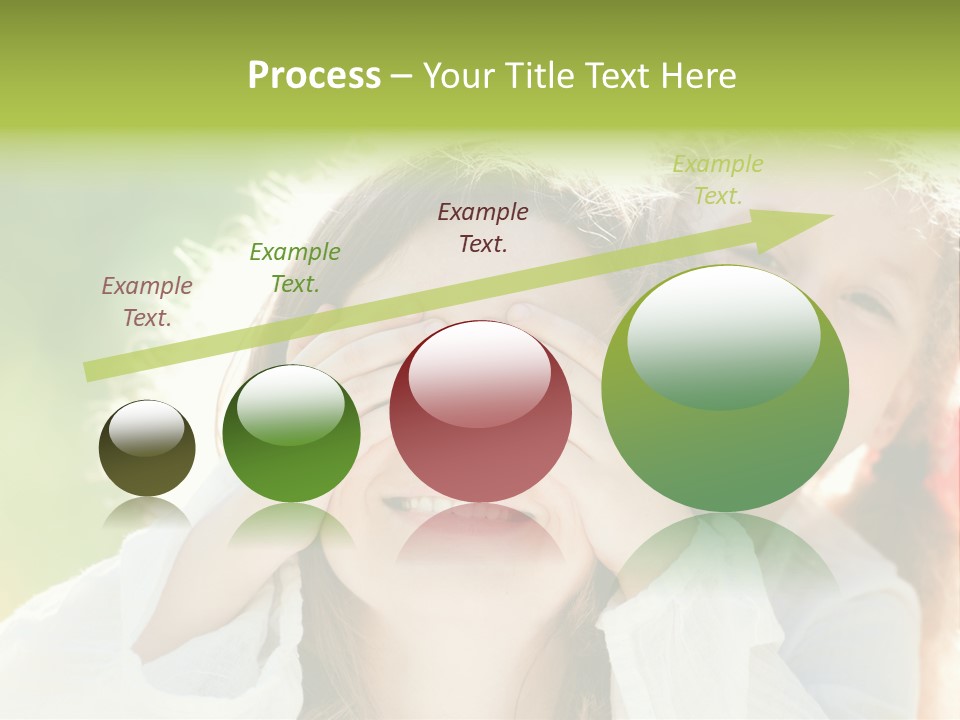 Mum Eye Lifestyle PowerPoint Template