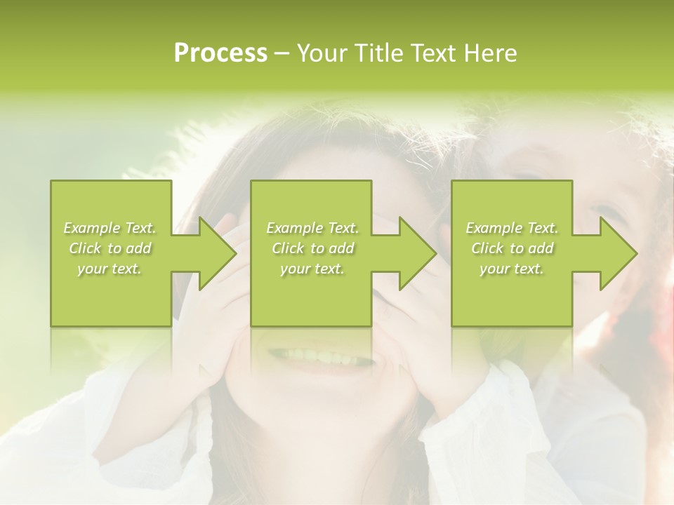 Mum Eye Lifestyle PowerPoint Template