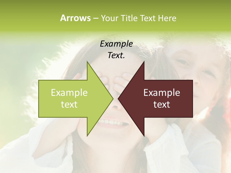 Mum Eye Lifestyle PowerPoint Template