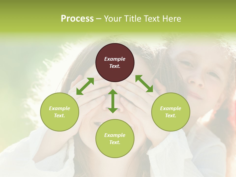 Mum Eye Lifestyle PowerPoint Template