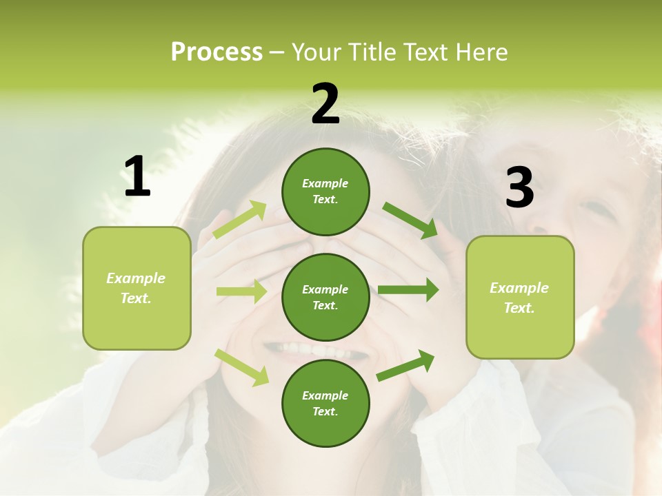 Mum Eye Lifestyle PowerPoint Template