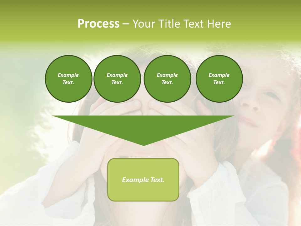 Mum Eye Lifestyle PowerPoint Template