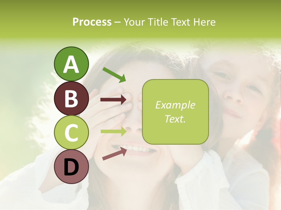 Mum Eye Lifestyle PowerPoint Template