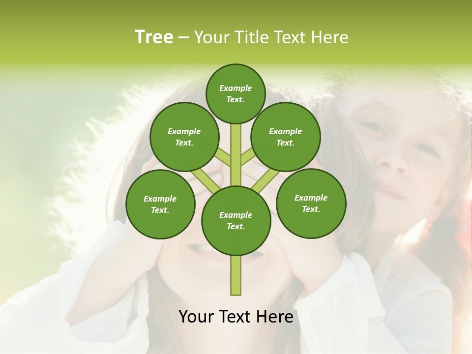 Mum Eye Lifestyle PowerPoint Template
