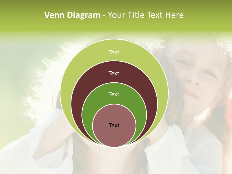 Mum Eye Lifestyle PowerPoint Template