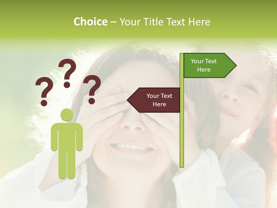Mum Eye Lifestyle PowerPoint Template
