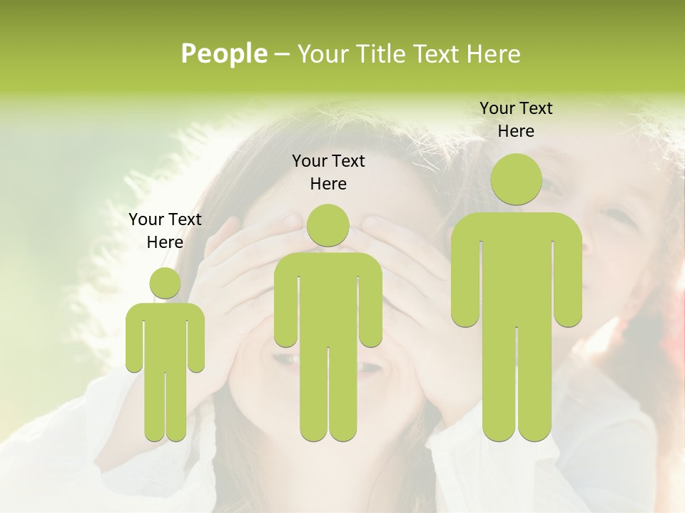 Mum Eye Lifestyle PowerPoint Template