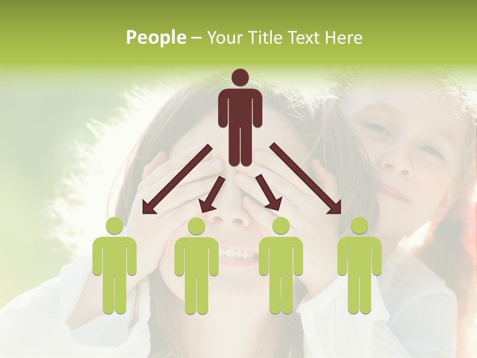 Mum Eye Lifestyle PowerPoint Template