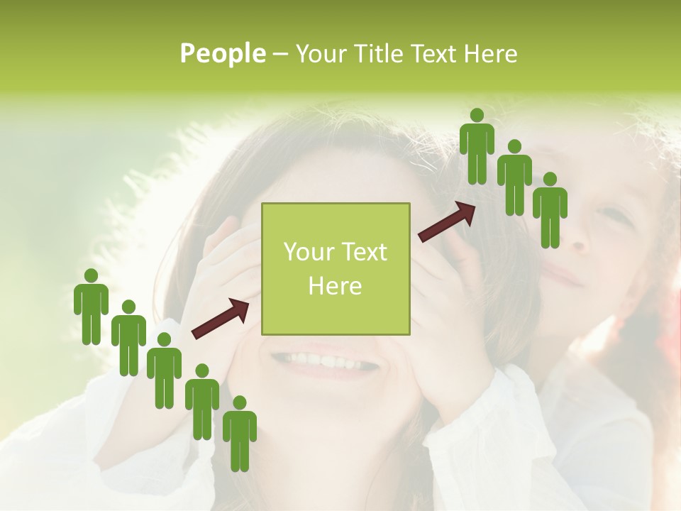 Mum Eye Lifestyle PowerPoint Template