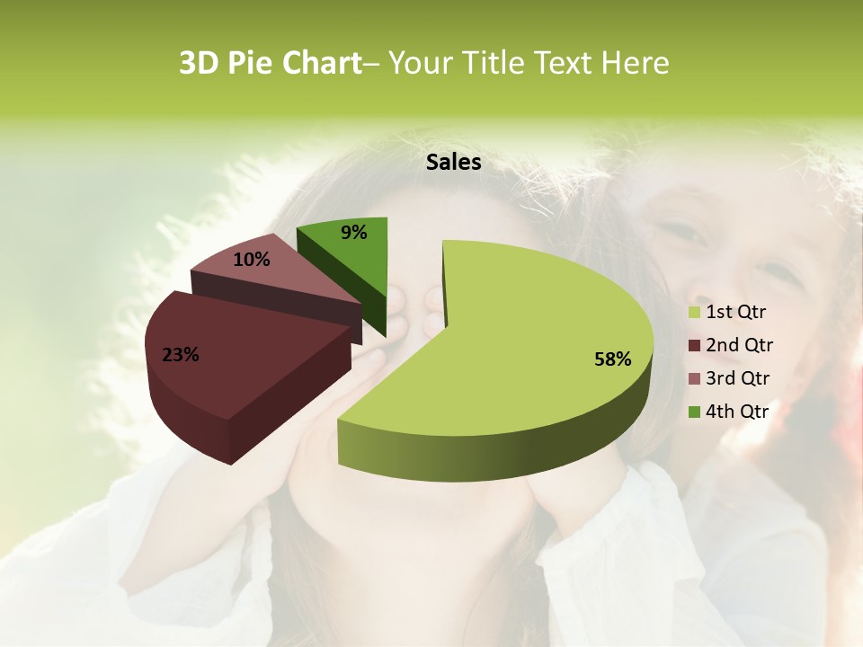 Mum Eye Lifestyle PowerPoint Template