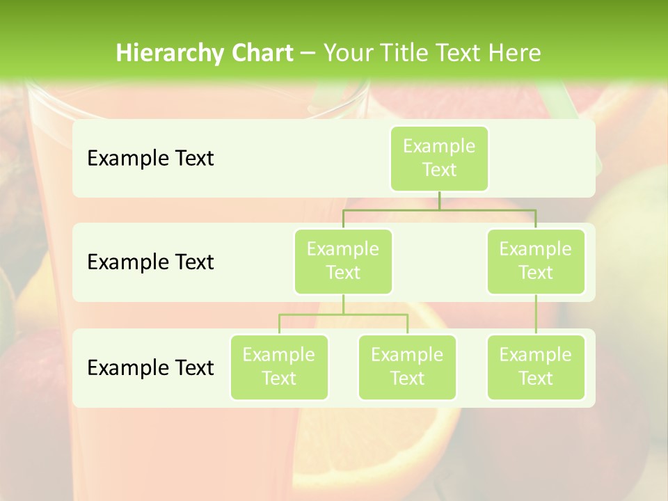 White Stack Juice PowerPoint Template