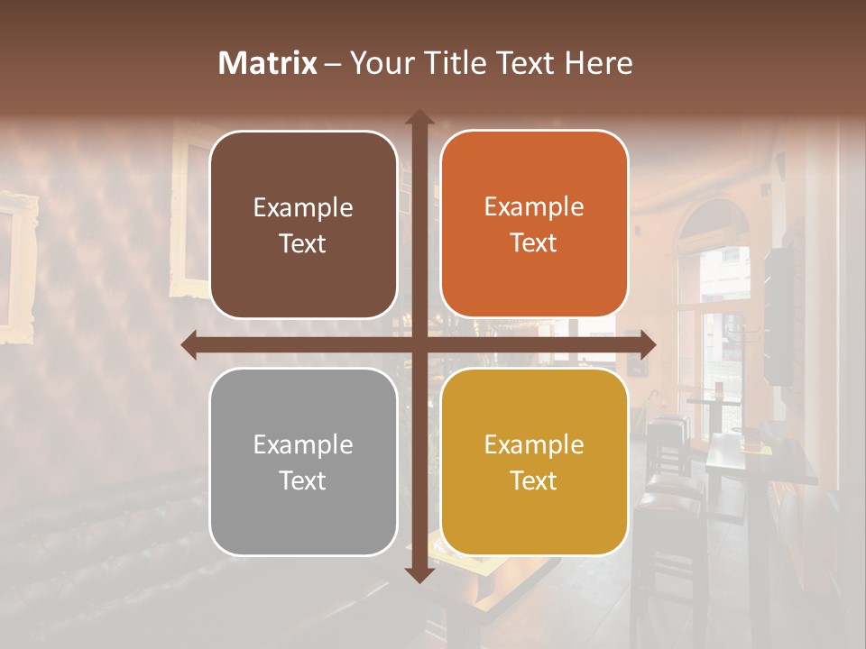 Windows Lamps Drinking PowerPoint Template