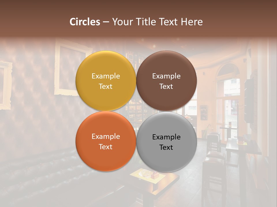 Windows Lamps Drinking PowerPoint Template