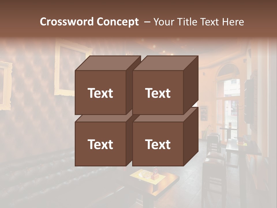 Windows Lamps Drinking PowerPoint Template