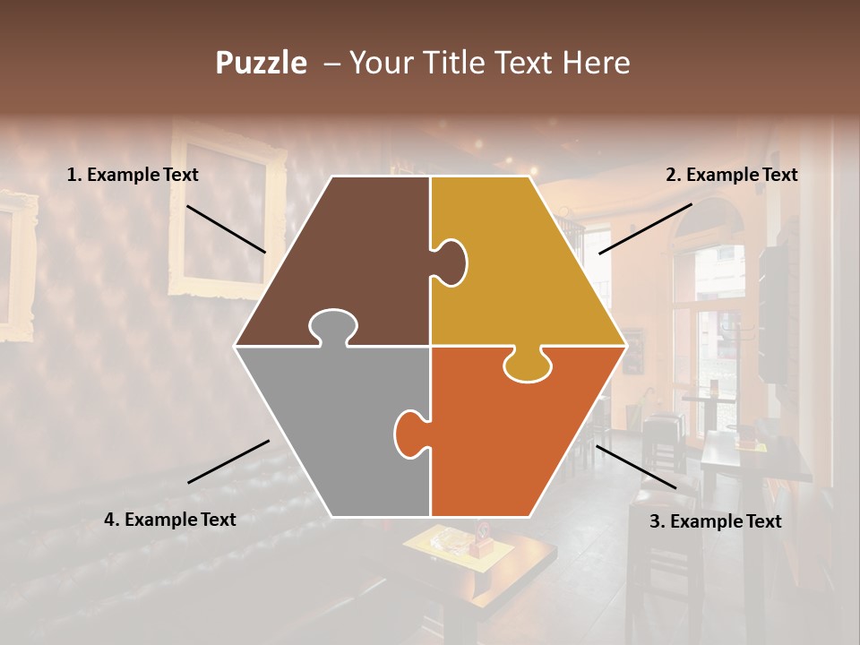 Windows Lamps Drinking PowerPoint Template
