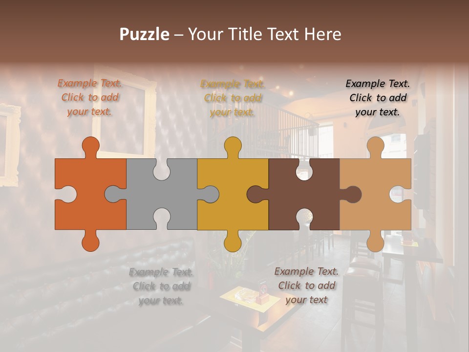 Windows Lamps Drinking PowerPoint Template