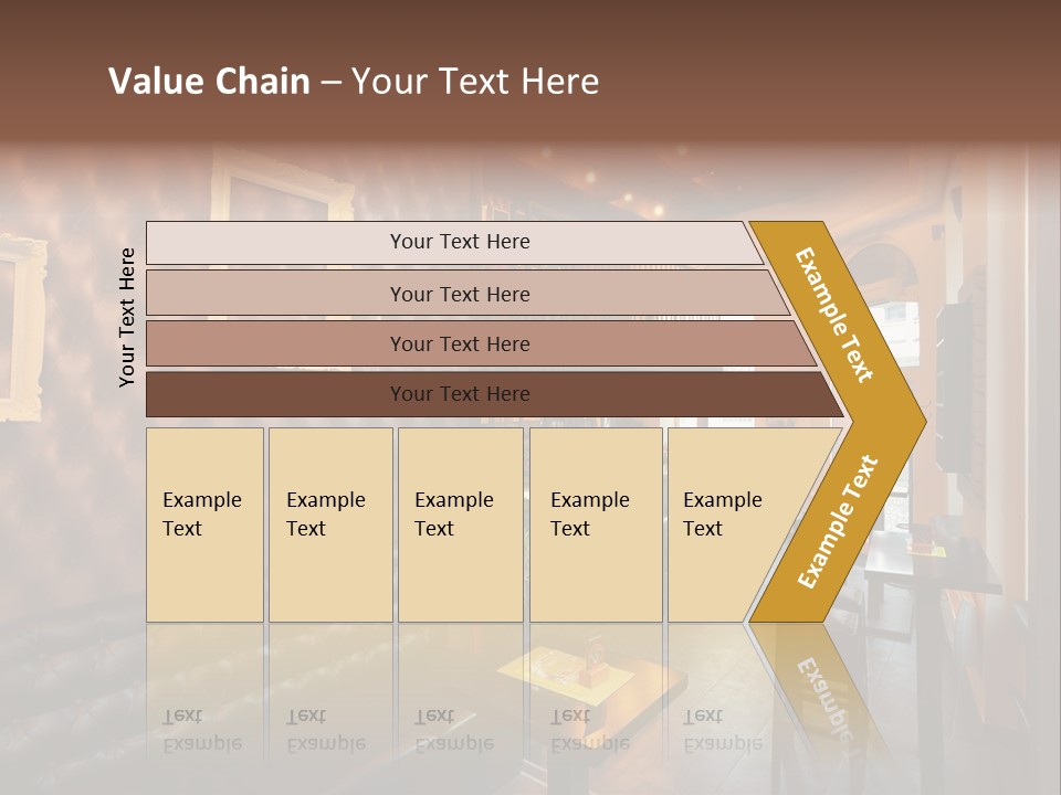 Windows Lamps Drinking PowerPoint Template
