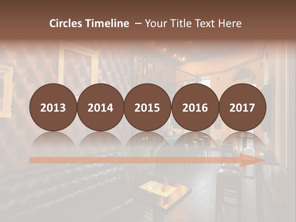 Windows Lamps Drinking PowerPoint Template
