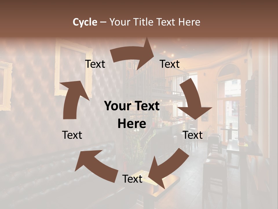 Windows Lamps Drinking PowerPoint Template