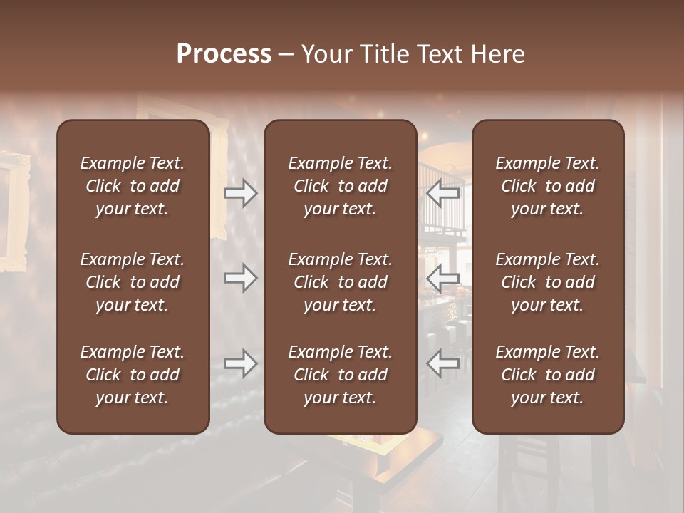 Windows Lamps Drinking PowerPoint Template