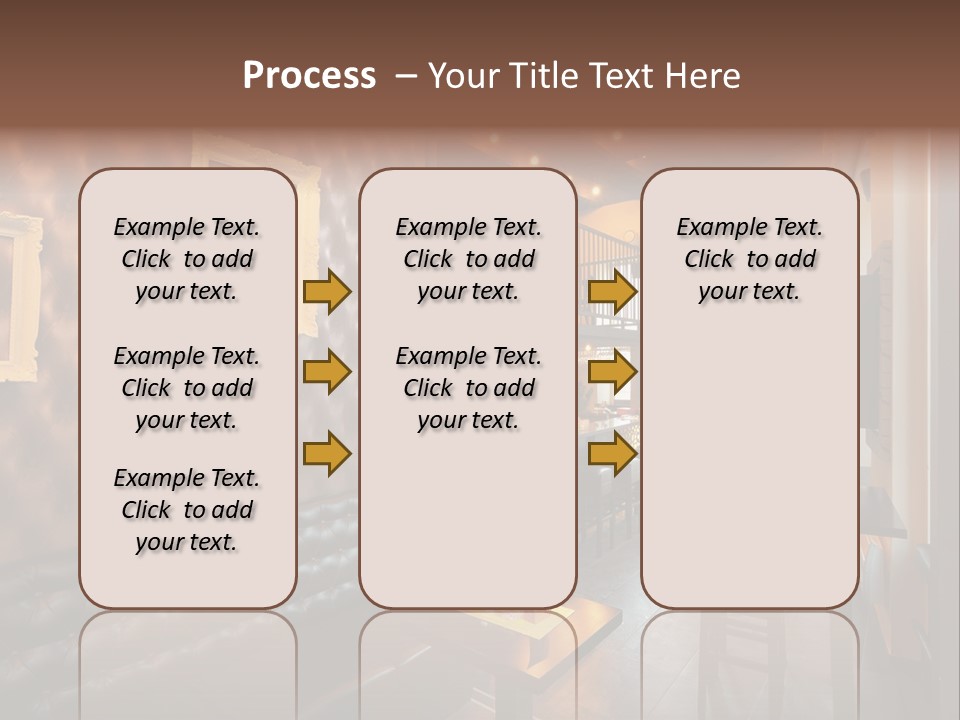 Windows Lamps Drinking PowerPoint Template