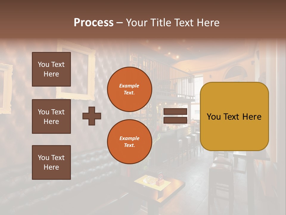 Windows Lamps Drinking PowerPoint Template