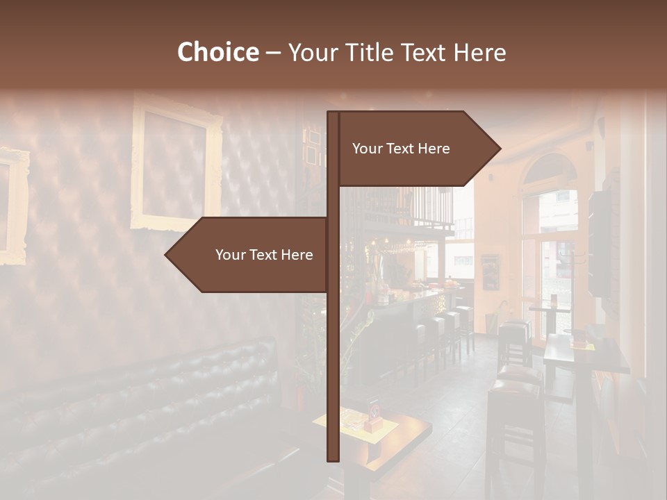 Windows Lamps Drinking PowerPoint Template