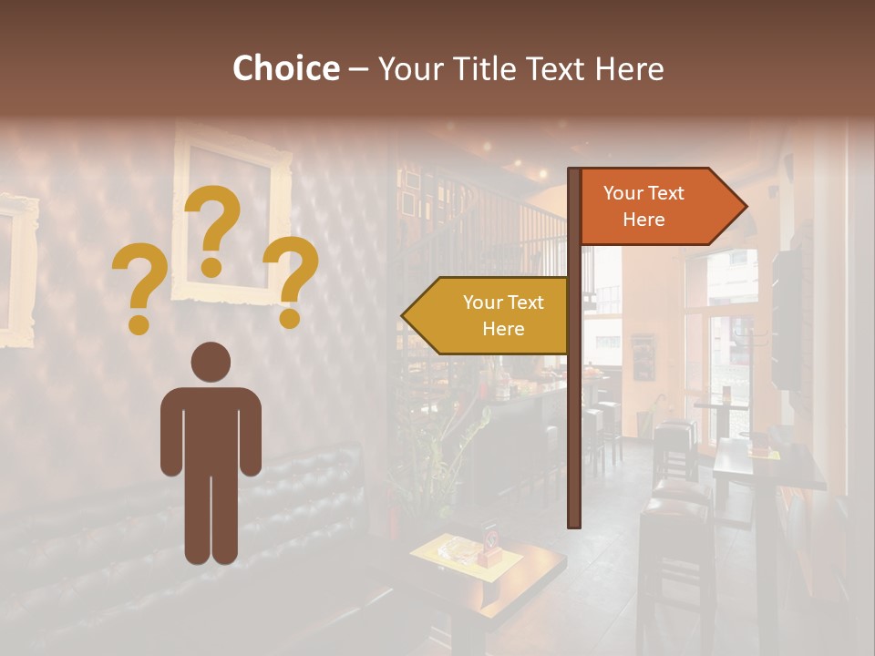 Windows Lamps Drinking PowerPoint Template