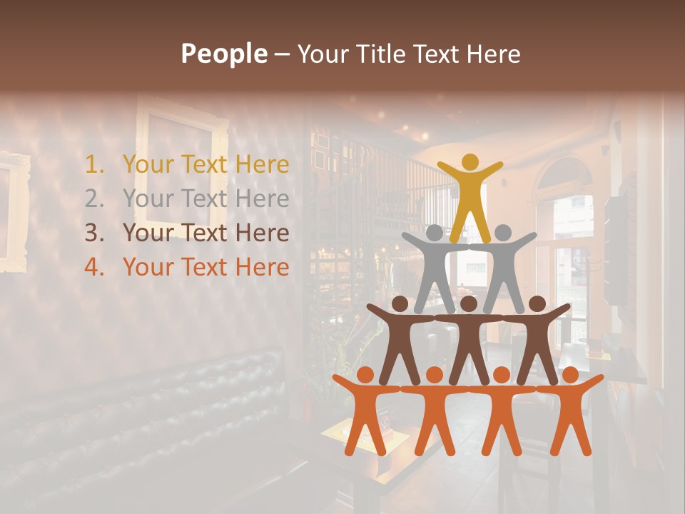 Windows Lamps Drinking PowerPoint Template