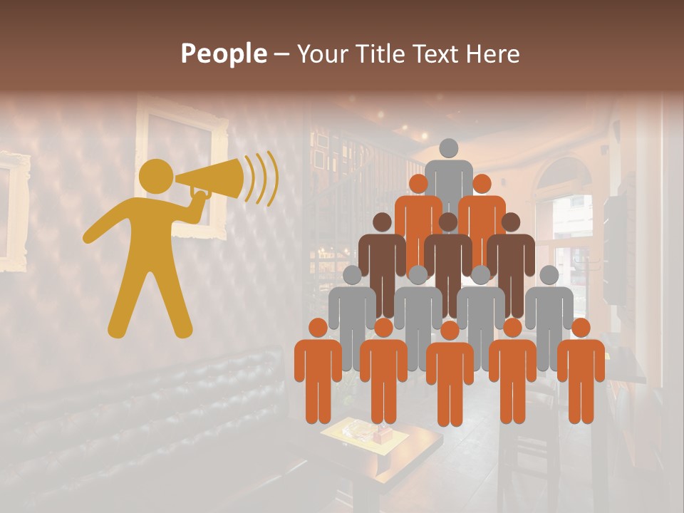 Windows Lamps Drinking PowerPoint Template