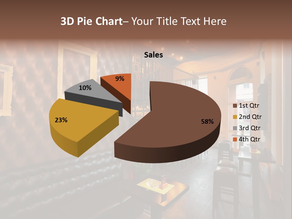 Windows Lamps Drinking PowerPoint Template