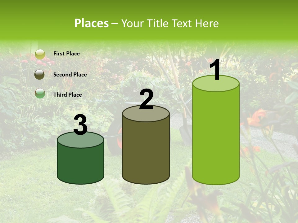 Weed Summergarden Stone PowerPoint Template