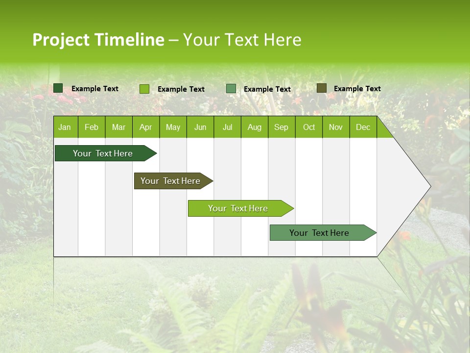 Weed Summergarden Stone PowerPoint Template