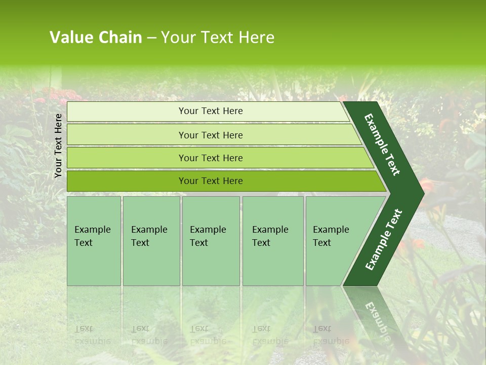 Weed Summergarden Stone PowerPoint Template