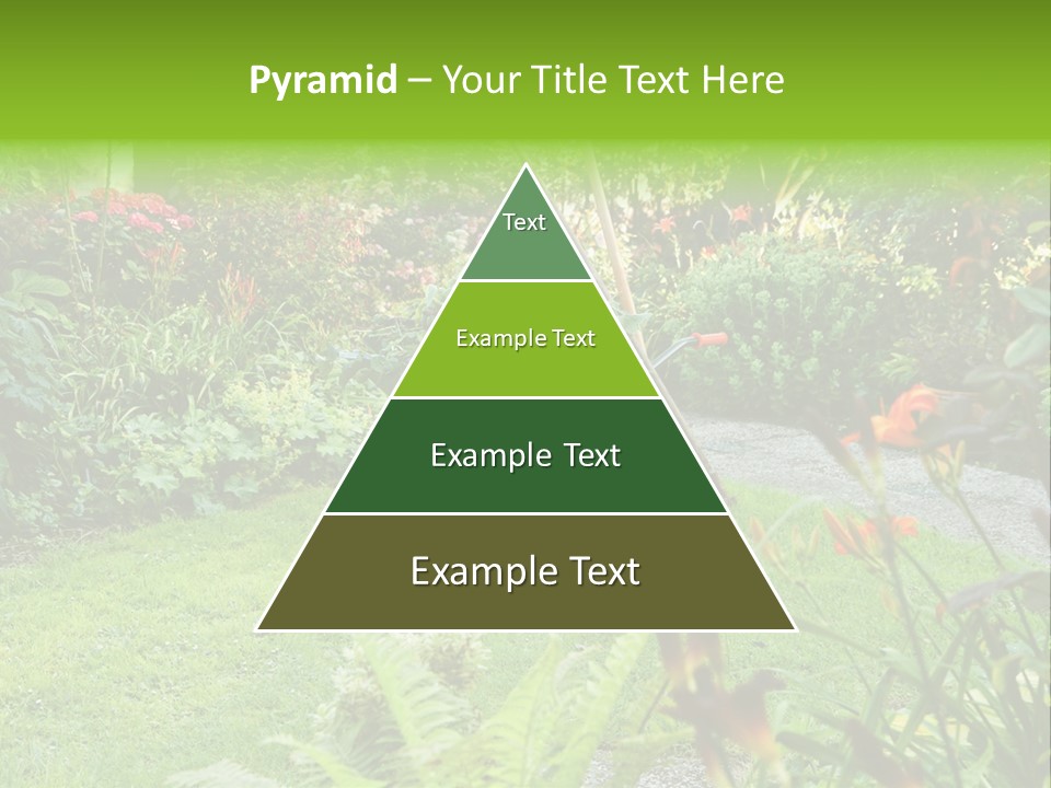 Weed Summergarden Stone PowerPoint Template