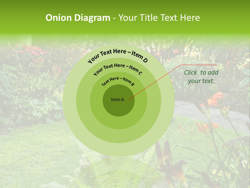 Weed Summergarden Stone PowerPoint Template