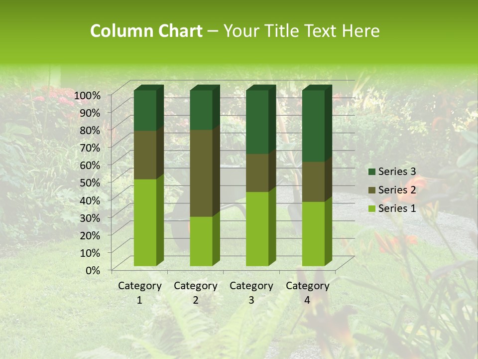 Weed Summergarden Stone PowerPoint Template