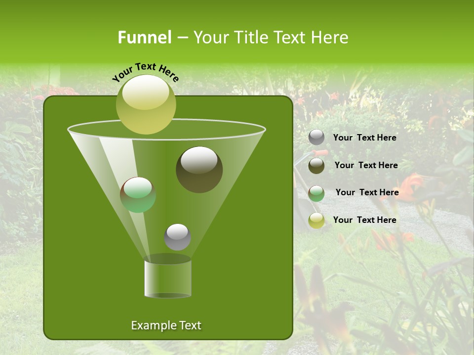 Weed Summergarden Stone PowerPoint Template