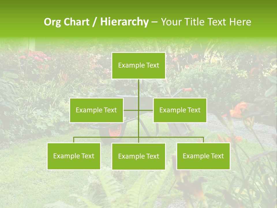 Weed Summergarden Stone PowerPoint Template