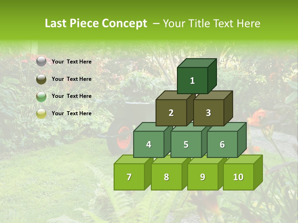 Weed Summergarden Stone PowerPoint Template
