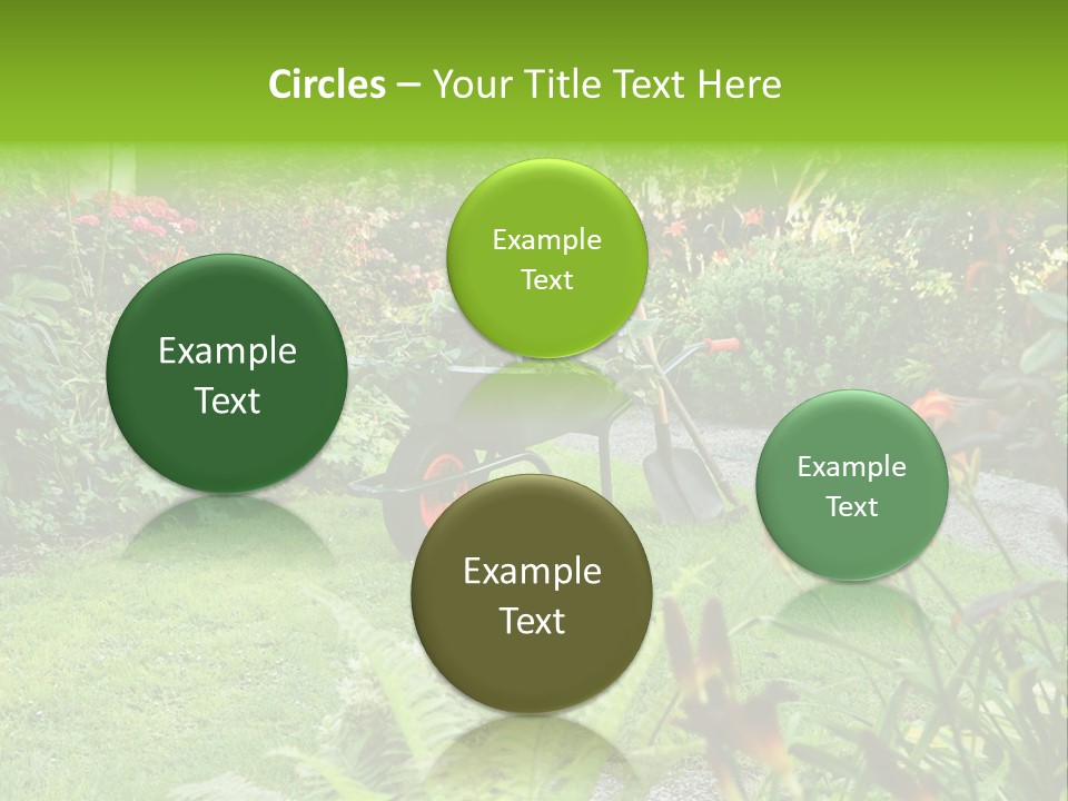 Weed Summergarden Stone PowerPoint Template