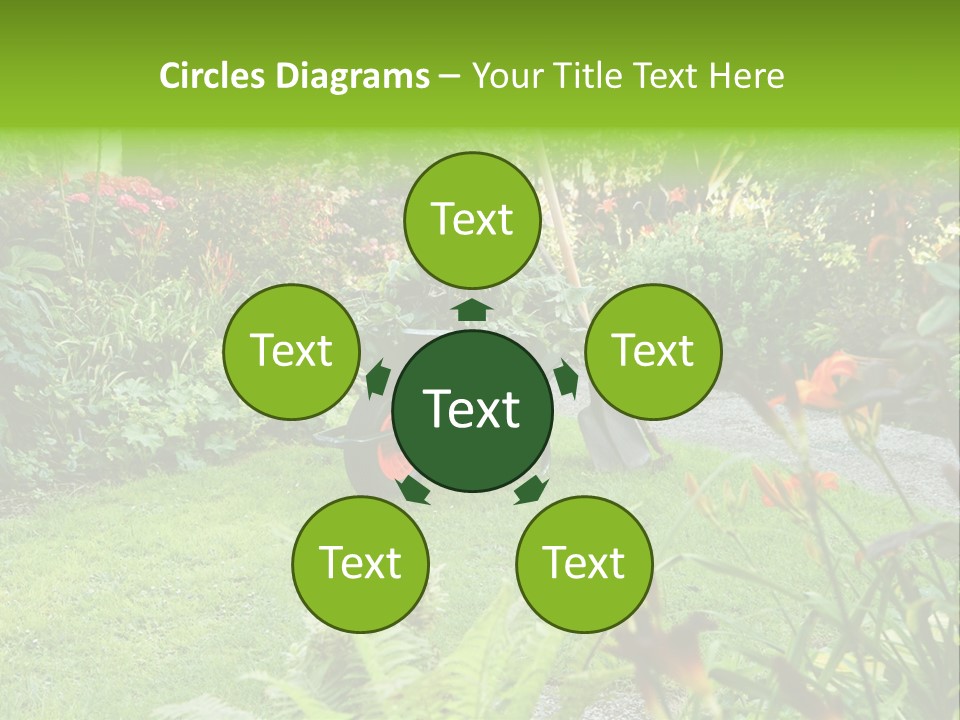 Weed Summergarden Stone PowerPoint Template