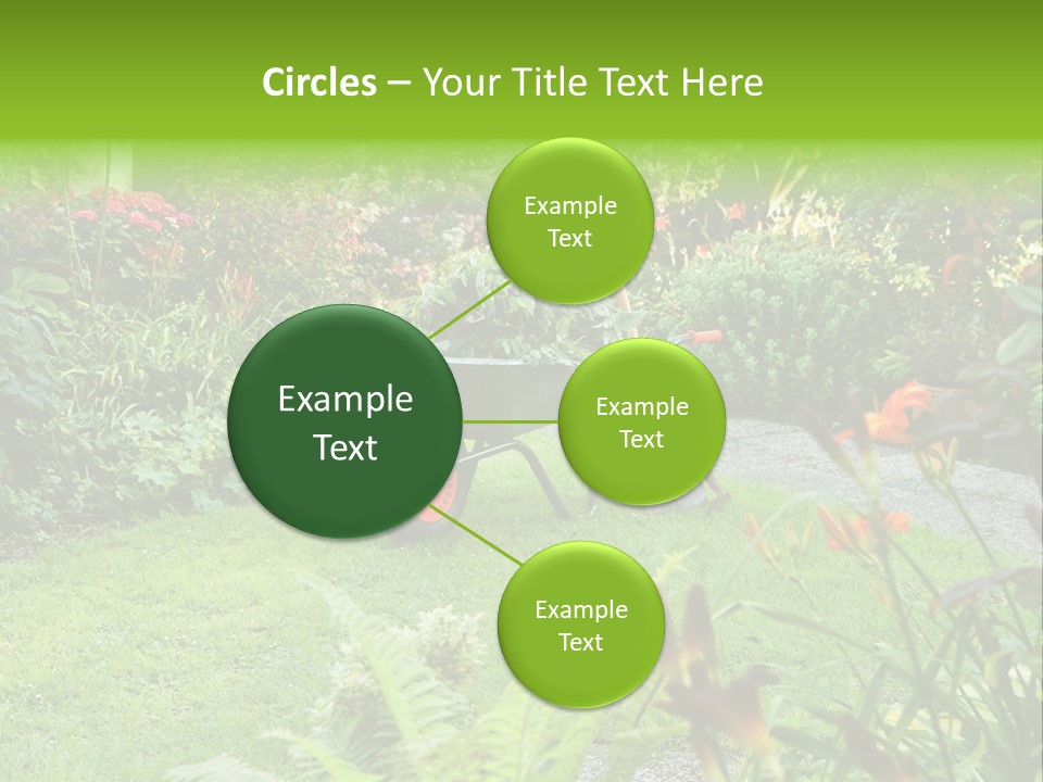 Weed Summergarden Stone PowerPoint Template