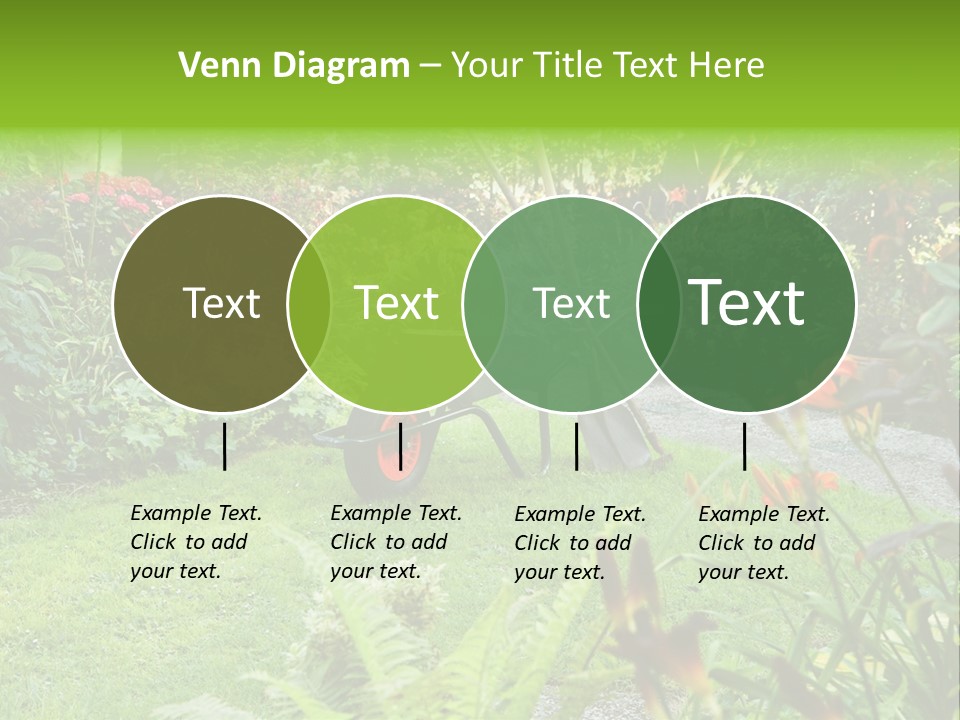 Weed Summergarden Stone PowerPoint Template
