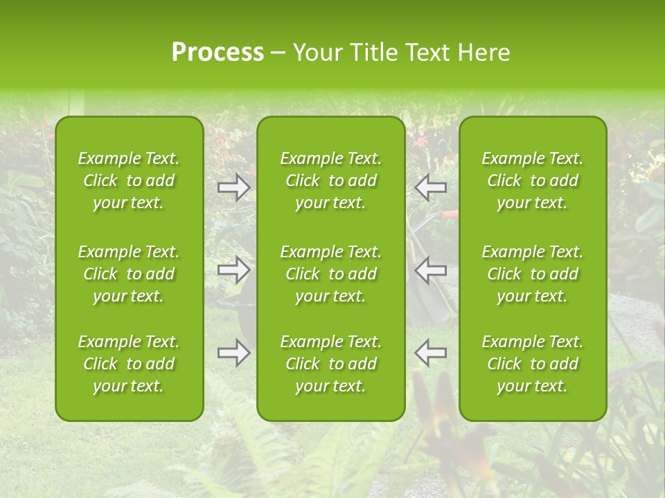 Weed Summergarden Stone PowerPoint Template