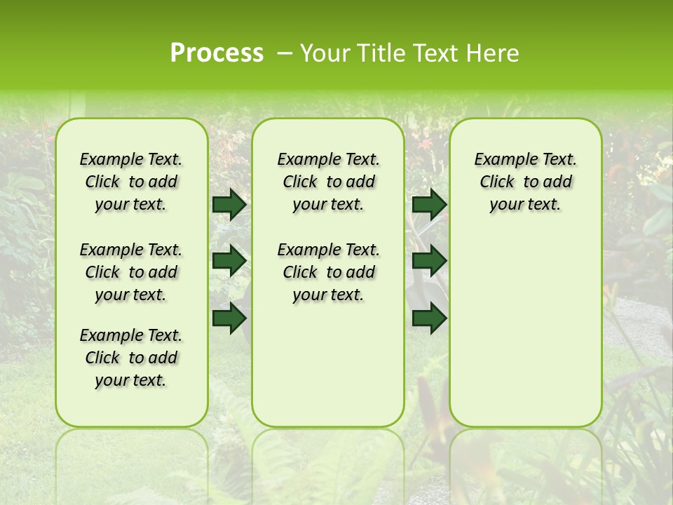 Weed Summergarden Stone PowerPoint Template