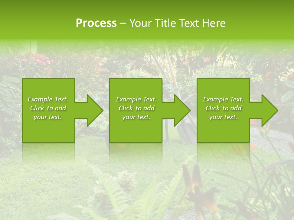 Weed Summergarden Stone PowerPoint Template