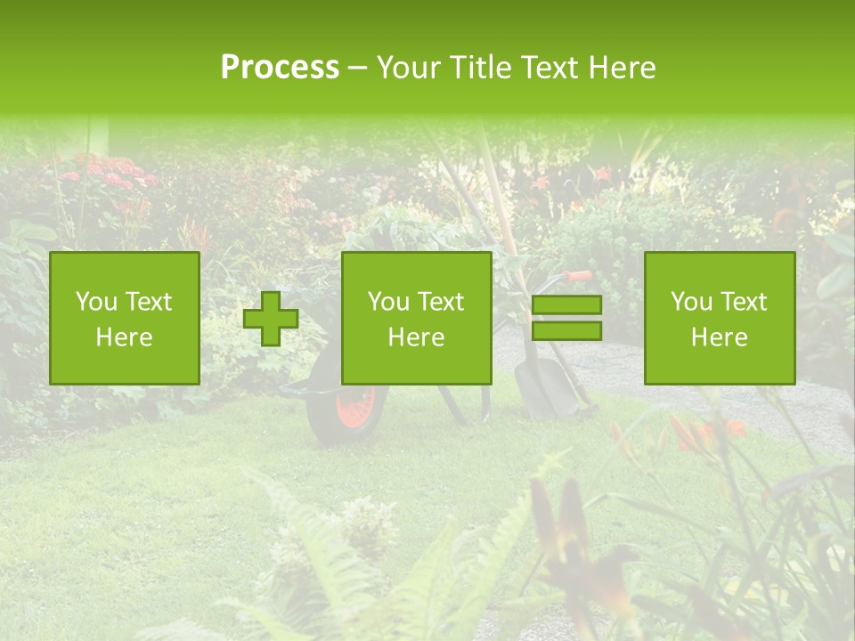 Weed Summergarden Stone PowerPoint Template